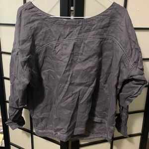 Garnet Hill Long Sleeve Blouse